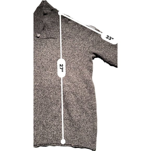 Joseph Abboud Men's Wool Sweater  Fleece Gray Medium - Picture 5 of 8